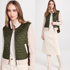 Veronica beard patra mixed media jacket